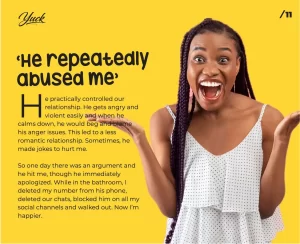 he repeatedly abuse me